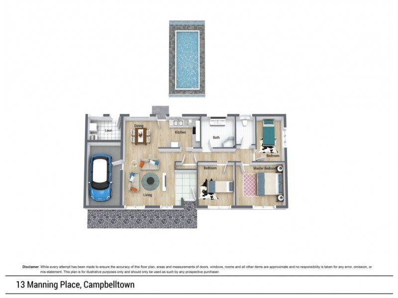 13 Manning Street, Campbelltown NSW 2560 Floorplan