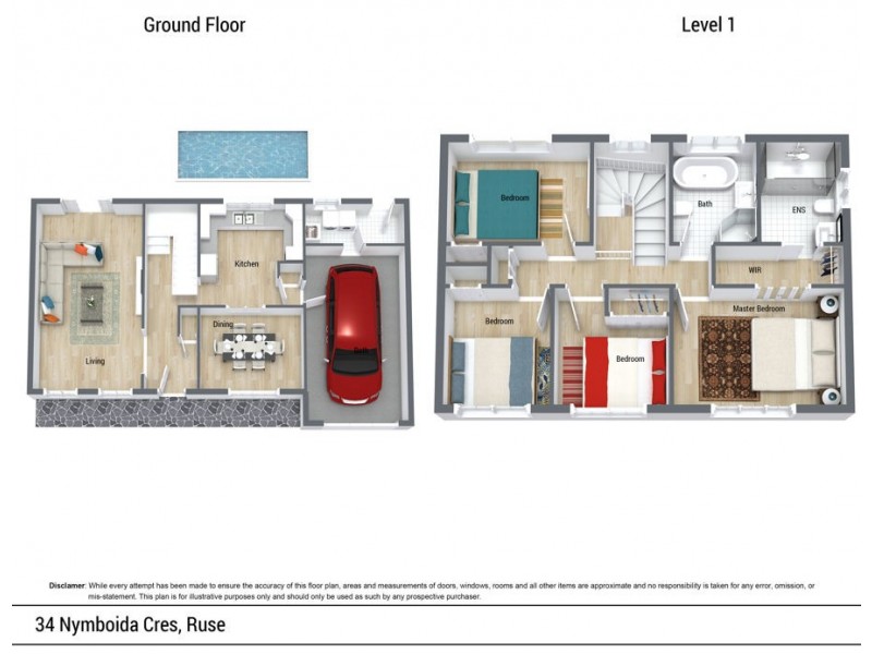 34 Nymboida Crescent, Ruse NSW 2560 Floorplan