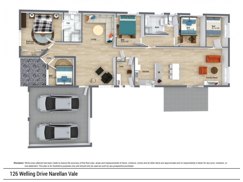 126 Welling Drive, Narellan Vale NSW 2567 Floorplan