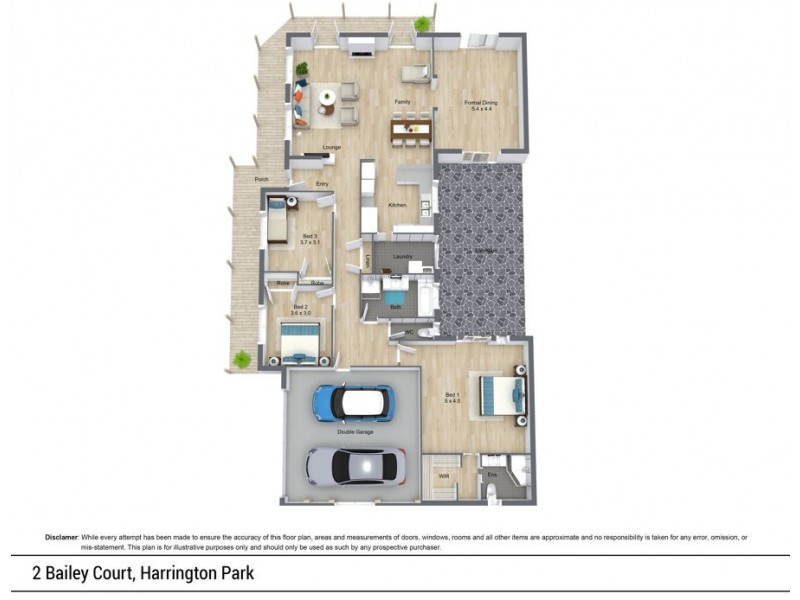 2 Bailey Court, Harrington Park NSW 2567 Floorplan