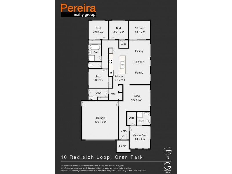 10 Radisich Loop, Oran Park NSW 2570 Floorplan