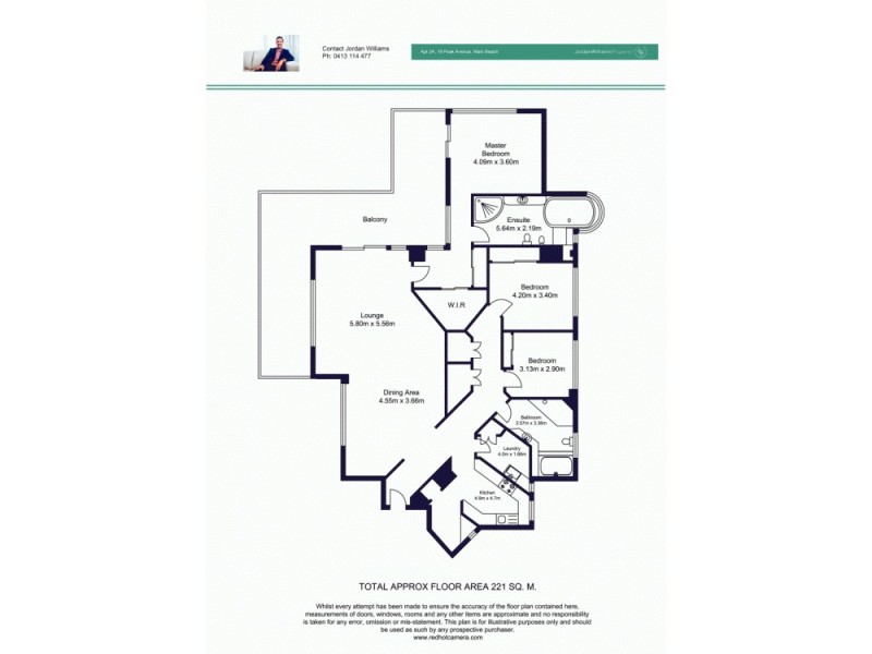 2a/19 Peak Avenue, Main Beach QLD 4217 Floorplan