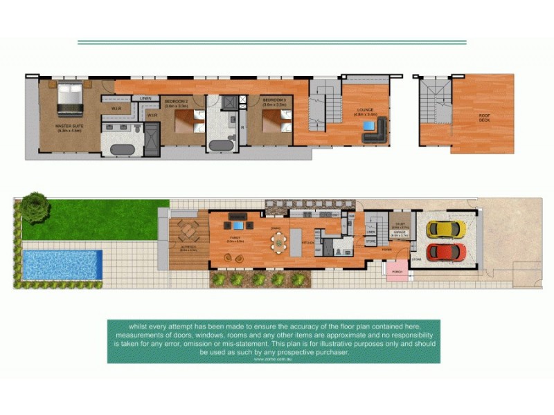 3 Andrea Avenue, Broadbeach Waters QLD 4218 Floorplan