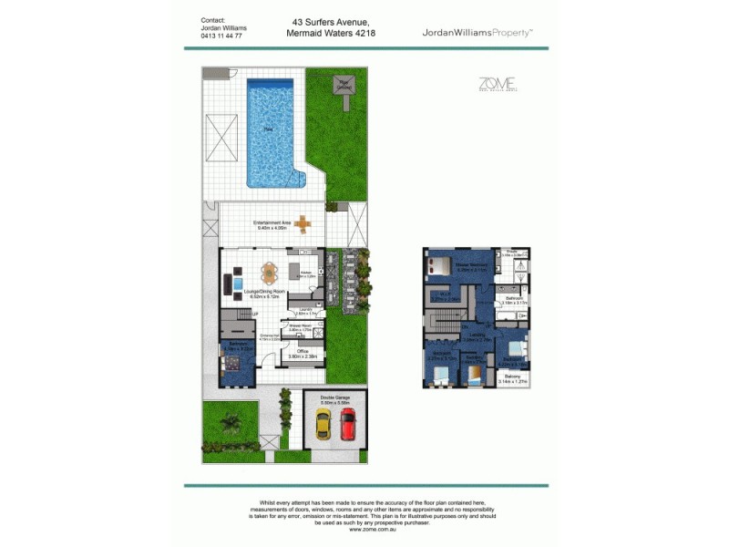 43 Surfers Avenue, Mermaid Waters QLD 4218 Floorplan