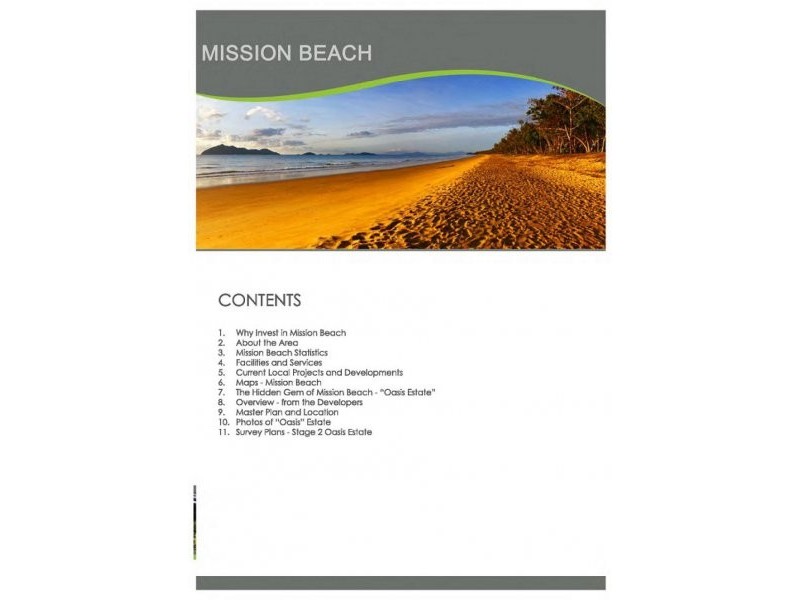1 Oasis Estate, Mission Beach QLD 4852