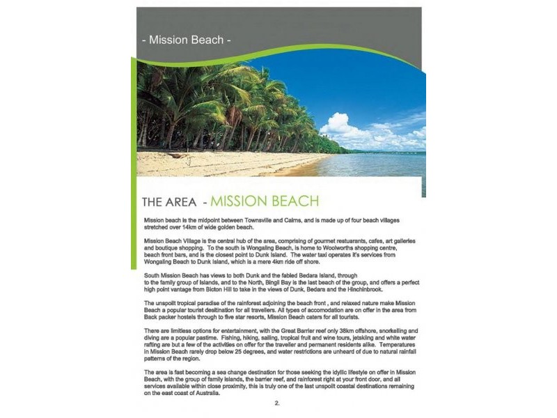 1 Oasis Estate, Mission Beach QLD 4852