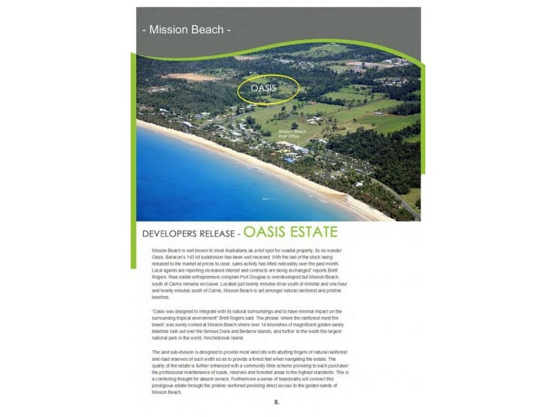 1 Oasis Estate, Mission Beach QLD 4852