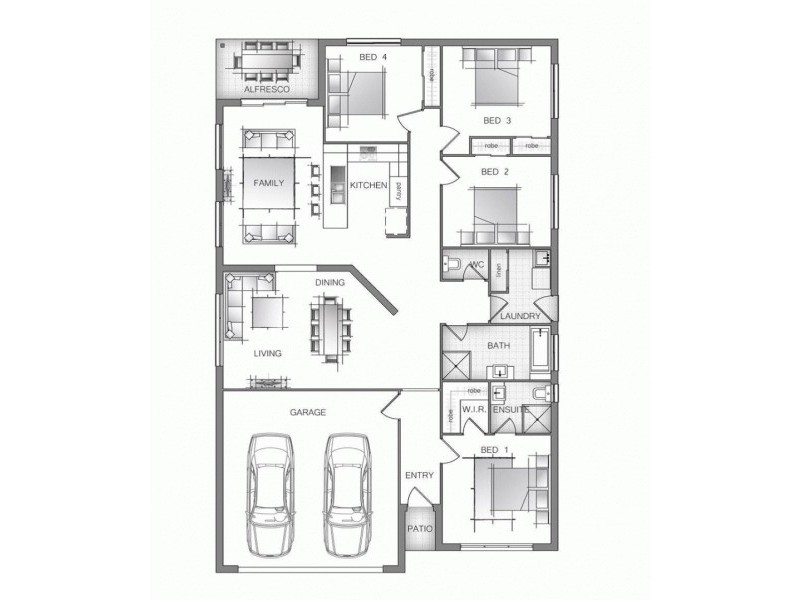 Lot 104 Scenic Rise Estate, Beaudesert QLD 4285 Floorplan