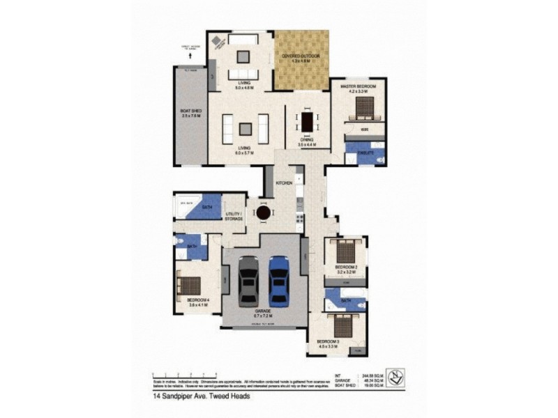 14 Sandpiper Avenue, Tweed Heads NSW 2485 Floorplan