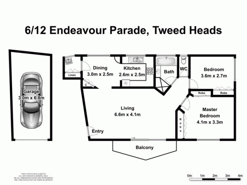 6/12 Endeavour Parade, Tweed Heads NSW 2485 Floorplan