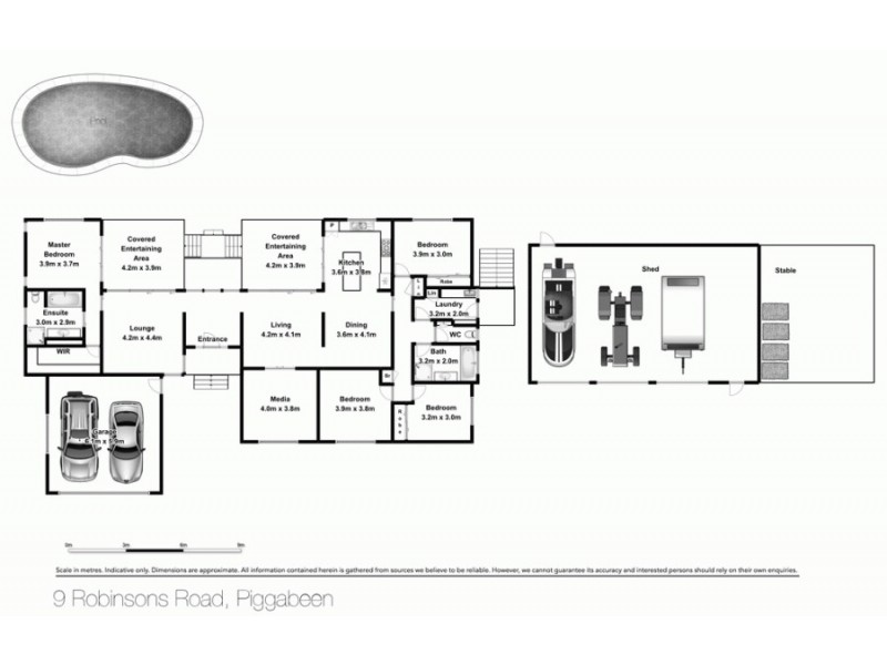 9 Robinsons Road, Piggabeen NSW 2486 Floorplan