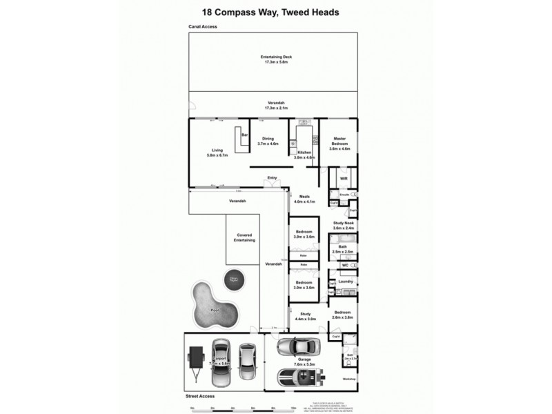 18 Compass Way, Tweed Heads NSW 2485 Floorplan