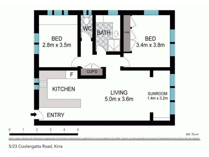 5/23 Coolangatta Road, Kirra QLD 4225 Floorplan