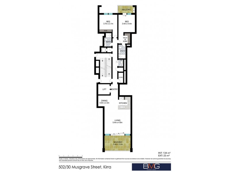 502/30 Musgrave Street, Kirra QLD 4225 Floorplan