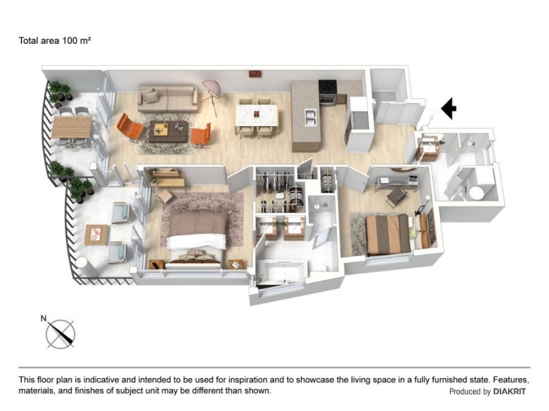 902/215 Boundary Street, Rainbow Bay QLD 4225 Floorplan