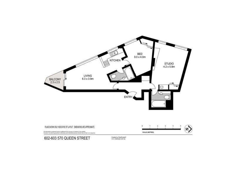 2602-2603/570 Queen Street, Brisbane City QLD 4000 Floorplan