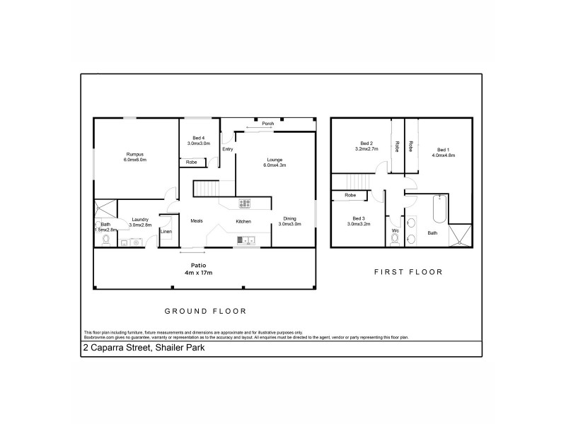 2 Caparra Street, Shailer Park QLD 4128 Floorplan