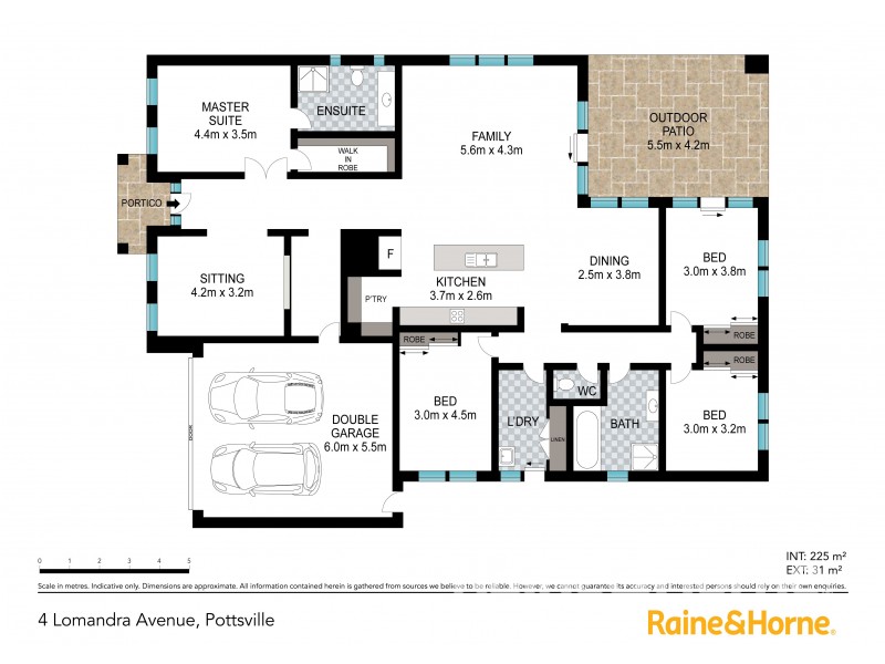 4 Lomandra Avenue, Pottsville NSW 2489 Floorplan
