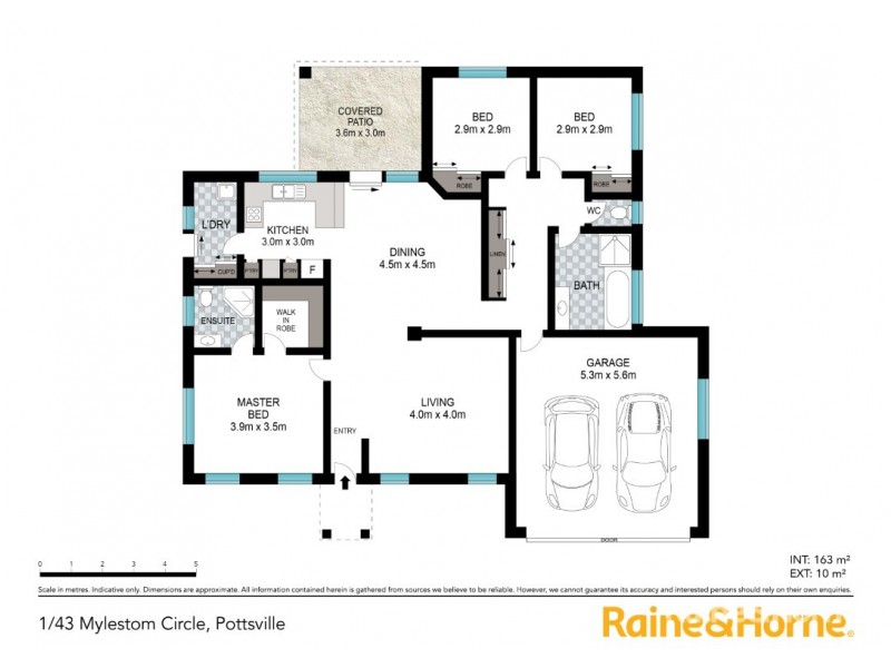 1/43 Mylestom Circle, Pottsville NSW 2489 Floorplan