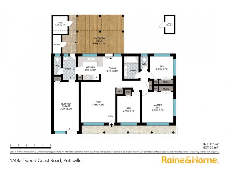 1/48A Tweed Coast Road, Pottsville NSW 2489 Floorplan