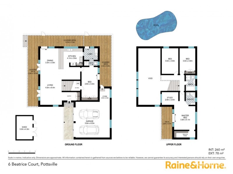 6 Beatrice Court, Pottsville NSW 2489 Floorplan