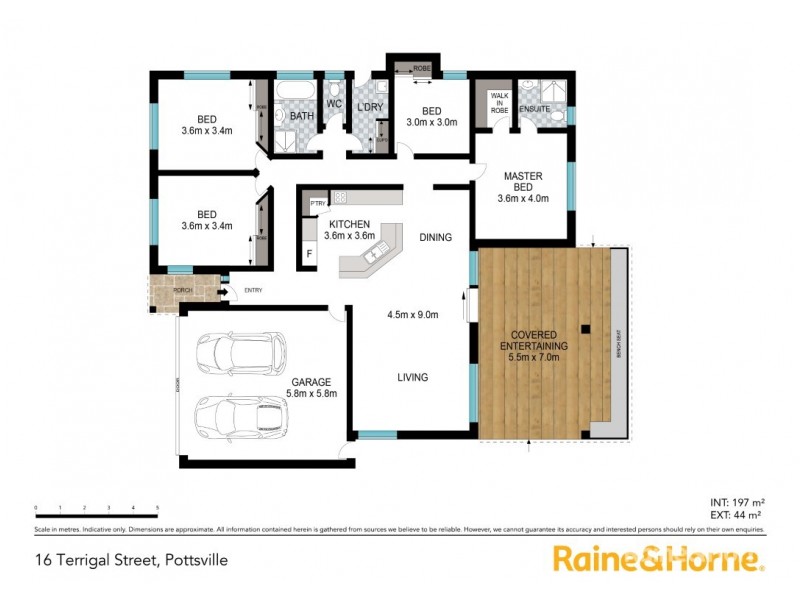16 Terrigal Street, Pottsville NSW 2489 Floorplan