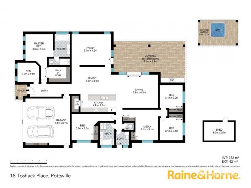 18 Toshack Place, Pottsville NSW 2489 Floorplan