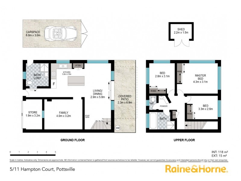 5/11 Hampton Court, Pottsville NSW 2489 Floorplan