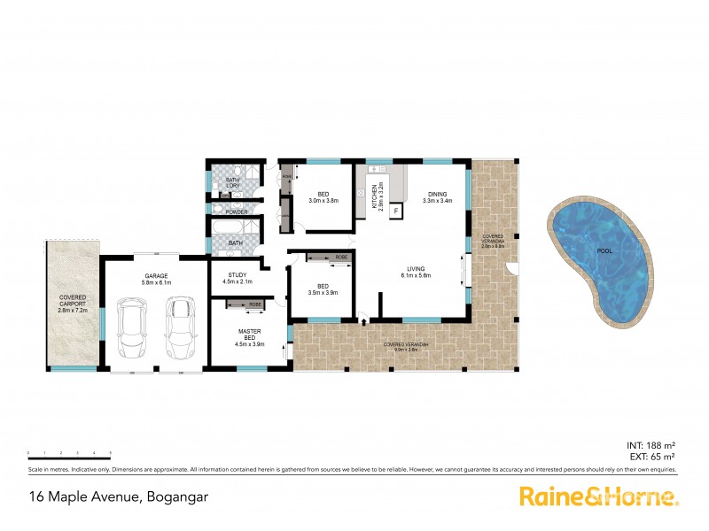 16 Maple Avenue, Bogangar NSW 2488 Floorplan