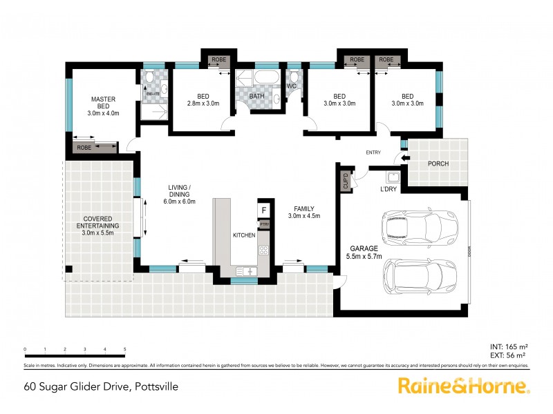 60 Sugar Glider Drive, Pottsville NSW 2489 Floorplan