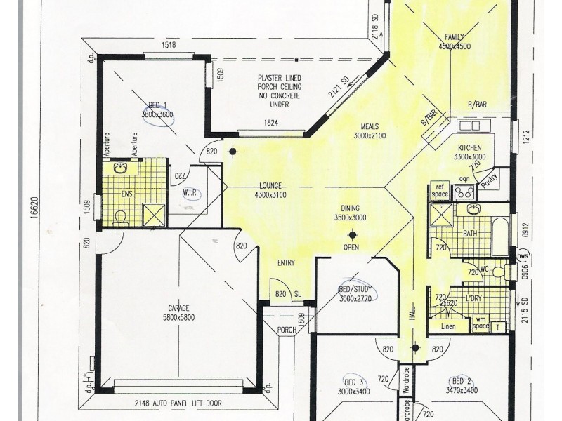157 Overall Drive, Pottsville NSW 2489 Floorplan