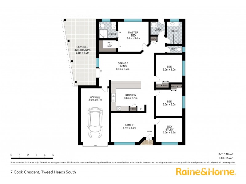 7 Cook Crescent, Tweed Heads South NSW 2486 Floorplan