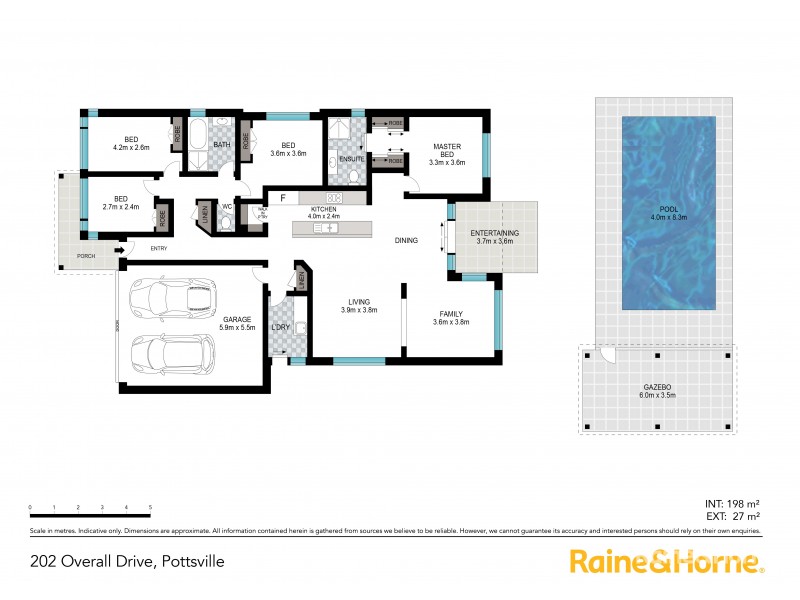 202 Overall Drive, Pottsville NSW 2489 Floorplan