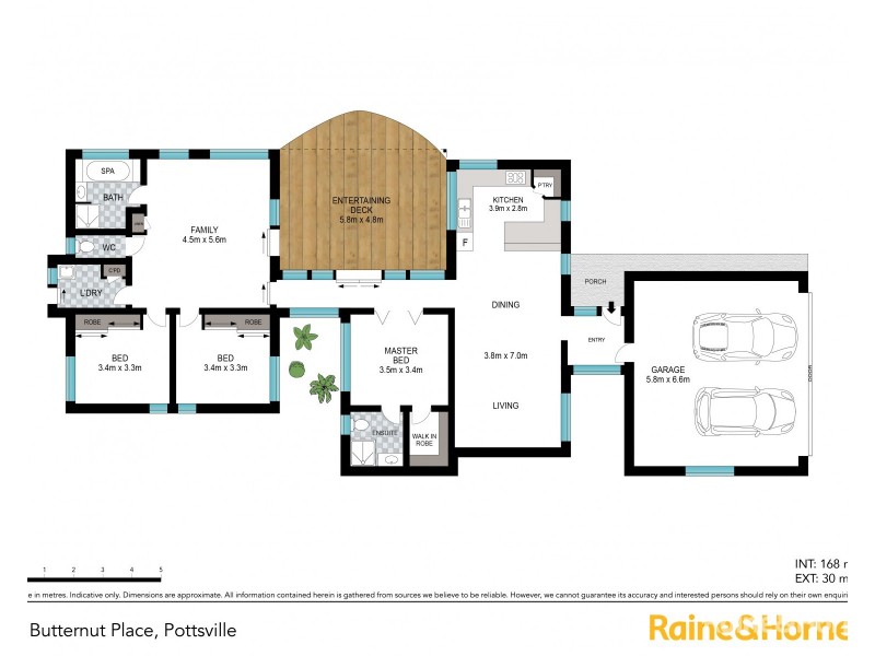 2 Butternut Place, Pottsville NSW 2489 Floorplan