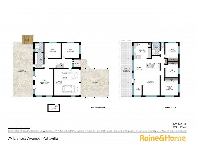 79 Elanora Avenue, Pottsville NSW 2489 Floorplan