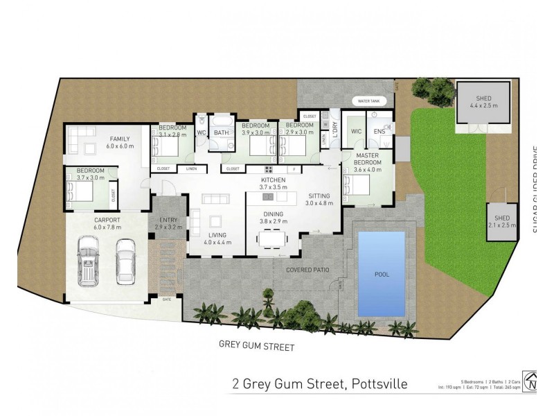 2 Grey Gum Street, Pottsville NSW 2489