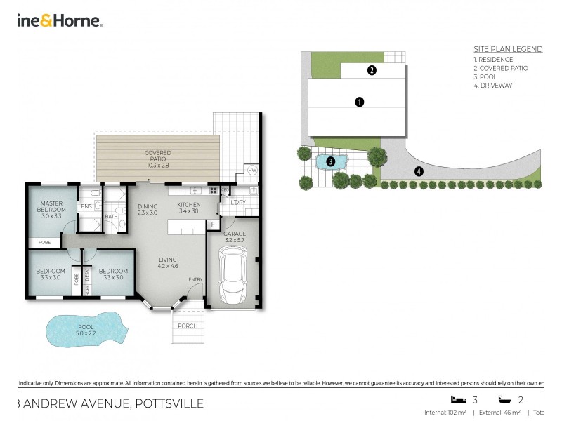 2/28 Andrew Avenue, Pottsville NSW 2489