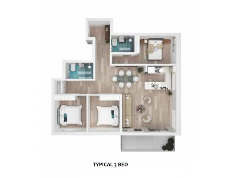 42 504/40-4 Barber Avenue, Penrith NSW 2750 Floorplan