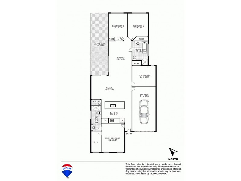 24 Finsbury Circuit, Ropes Crossing NSW 2760 Floorplan