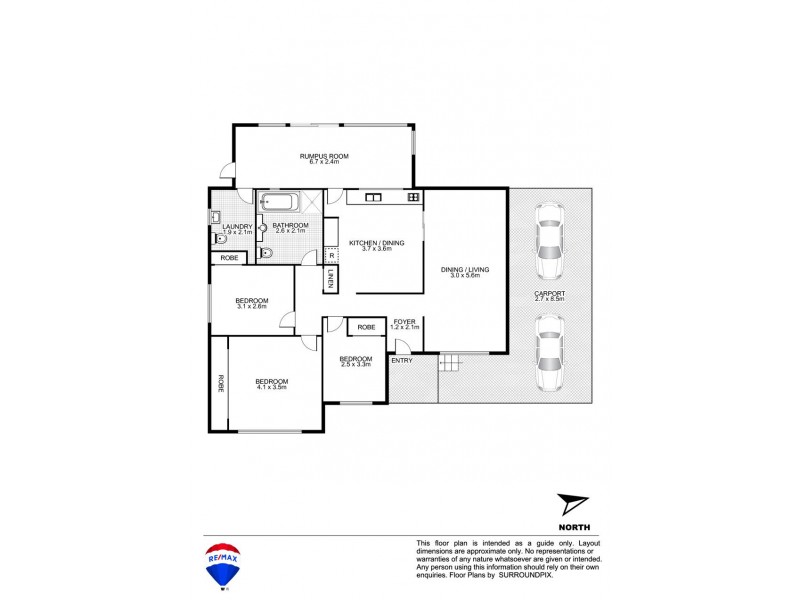 2 Piper Close, Kingswood NSW 2747 Floorplan
