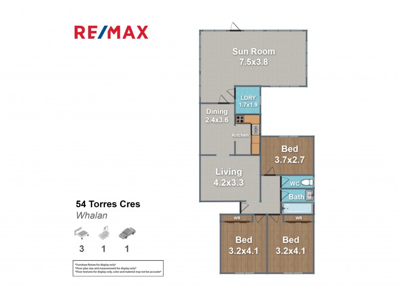 54 TORRES CRESCENT, Whalan NSW 2770 Floorplan