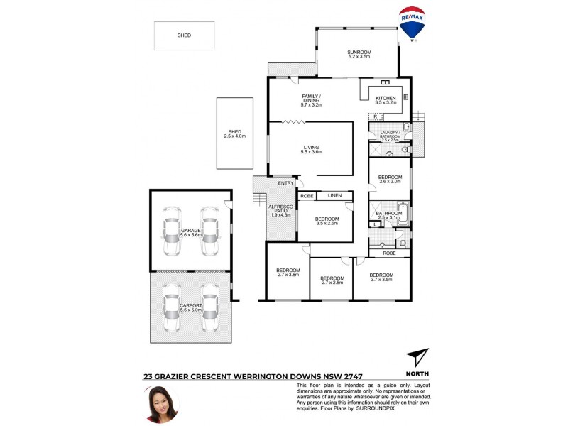 23 GRAZIER CRESCENT, Werrington Downs NSW 2747 Floorplan