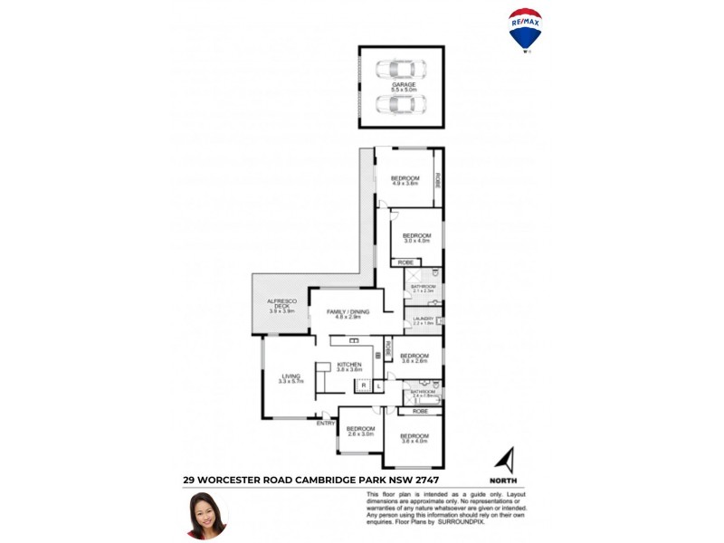 29 WORCESTER ROAD, Cambridge Park NSW 2747 Floorplan