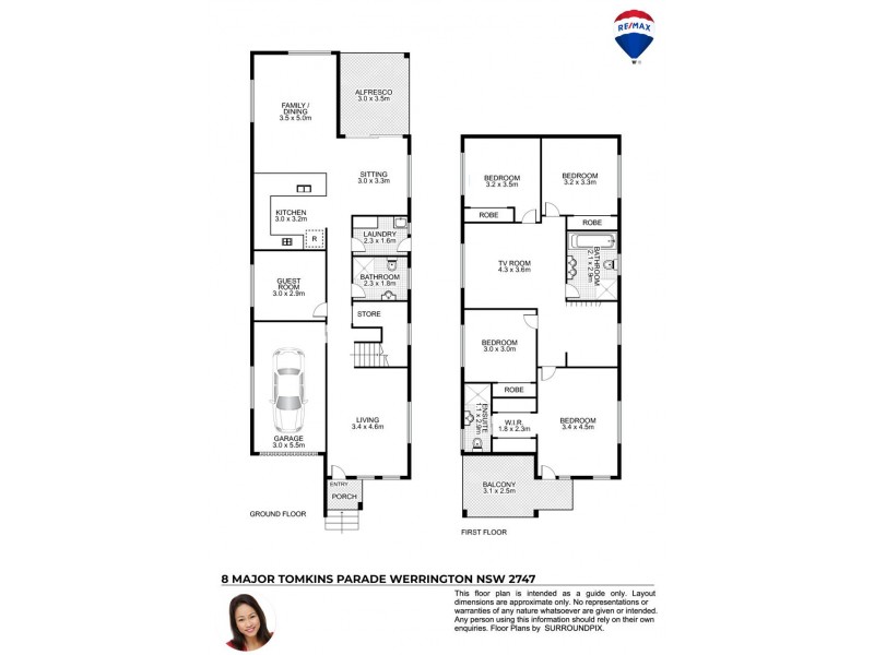 8 MAJOR TOMKINS PARADE, Werrington NSW 2747 Floorplan