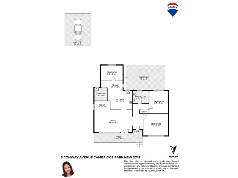 5 CONWAY AVENUE, Cambridge Park NSW 2747 Floorplan