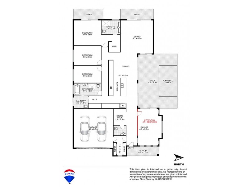 20 White Cedar Avenue, Claremont Meadows NSW 2747 Floorplan
