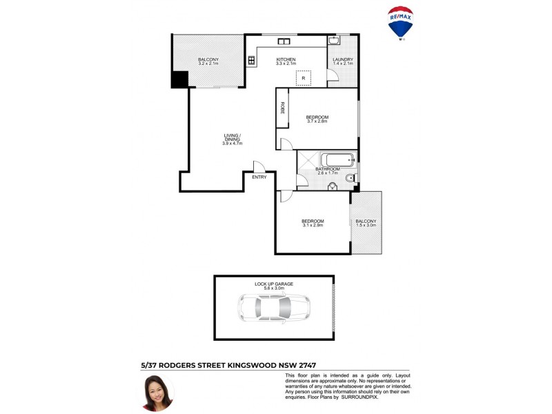 5/37 RODGERS STREET, Kingswood NSW 2747 Floorplan