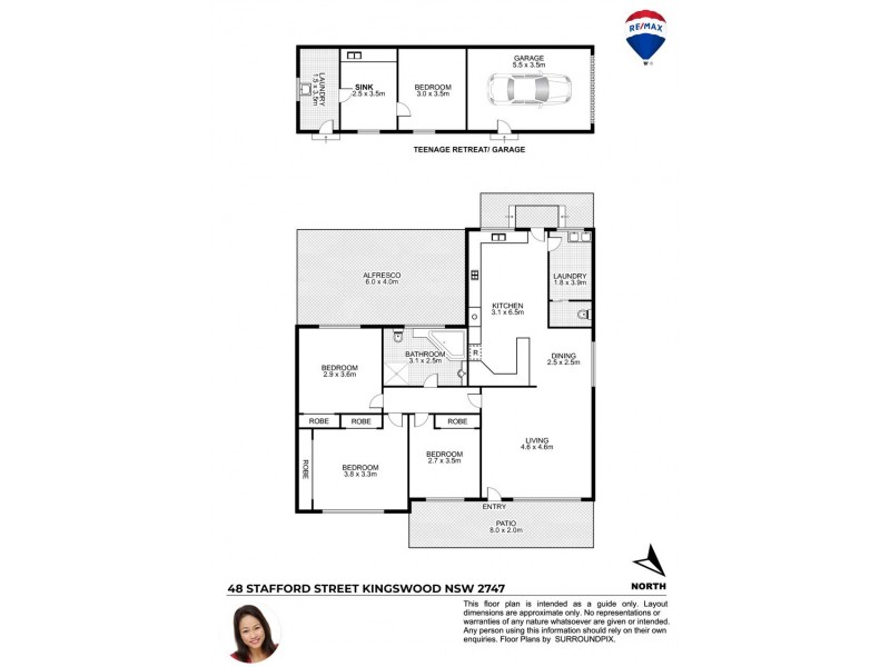 48 STAFFORD STREET, Kingswood NSW 2747 Floorplan