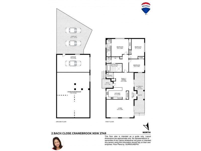 2 BACH CLOSE, Cranebrook NSW 2749 Floorplan