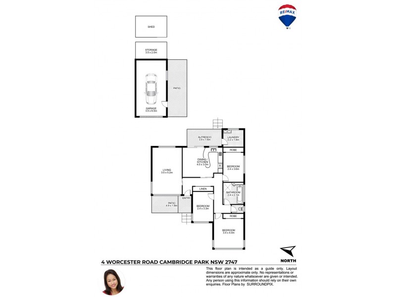 4 WORCESTER ROAD, Cambridge Park NSW 2747 Floorplan